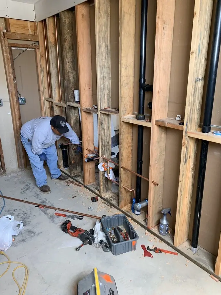 Commercial rough-in plumbing for Gas Line Repair in Bennington Springs